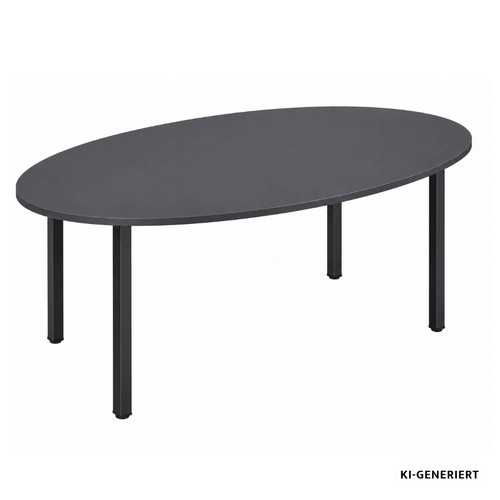 Ovaler schreibtisch - ovaler,