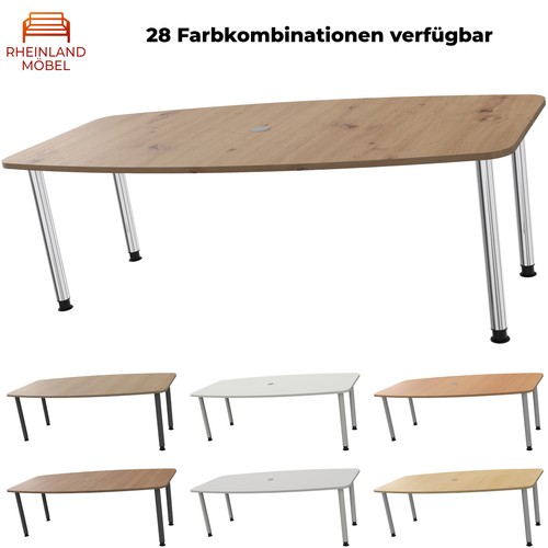 Konferenztisch konti 220x103cm - konferenztisch,